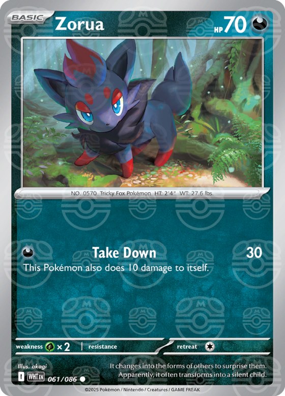 Zorua - Master Ball Pattern