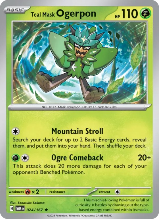 Teal Mask Ogerpon - Holo