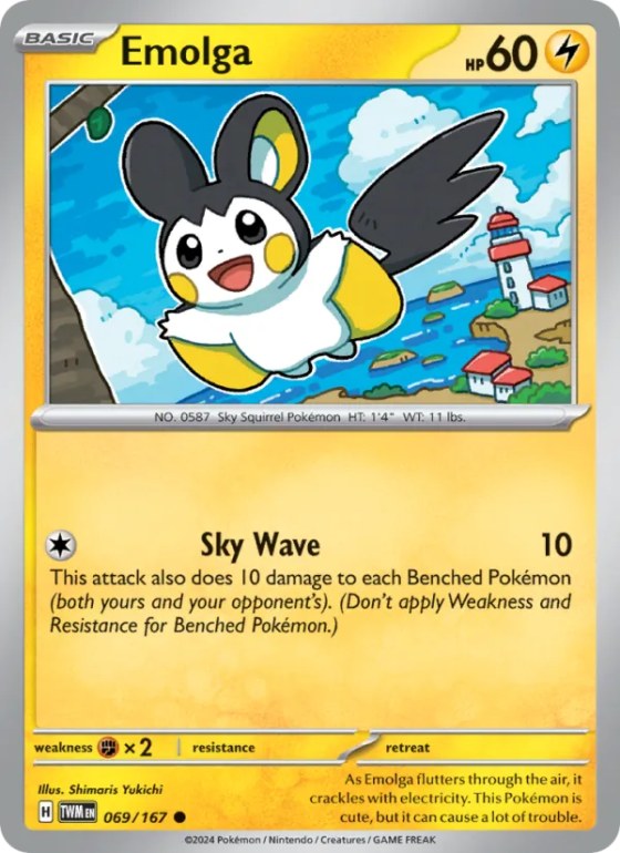 Emolga - Reverse Holo