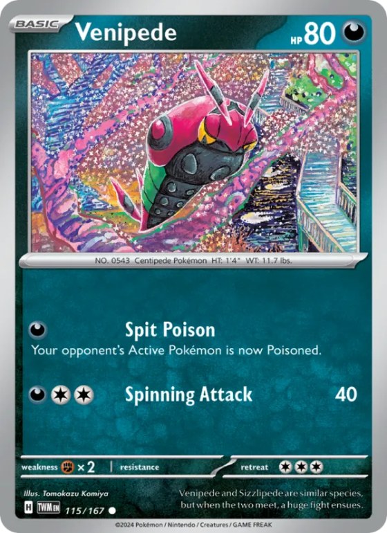 Venipede - Reverse Holo