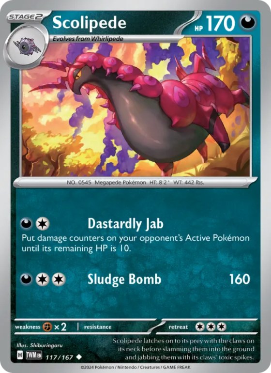 Scolipede - Reverse Holo