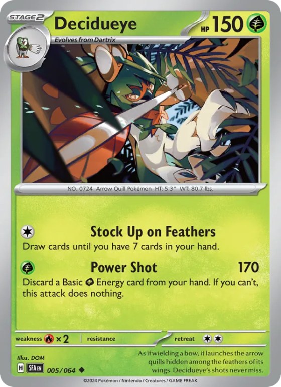 Decidueye - Reverse Holo