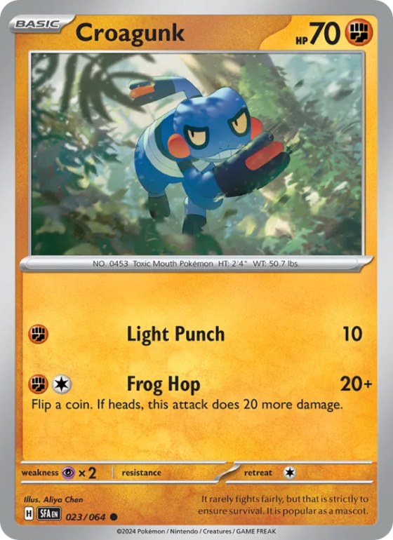 Croagunk - Reverse Holo