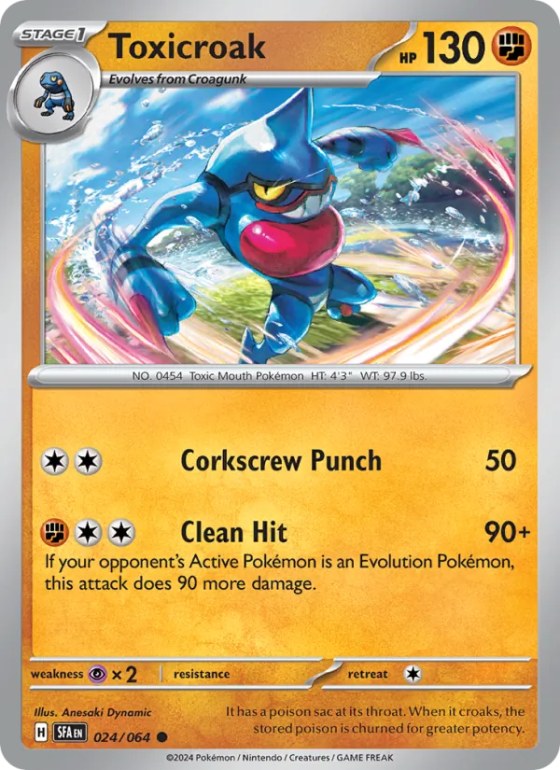 Toxicroak - Reverse Holo