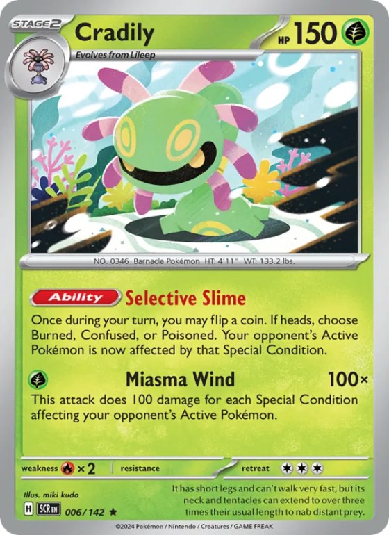 Cradily - Reverse Holo