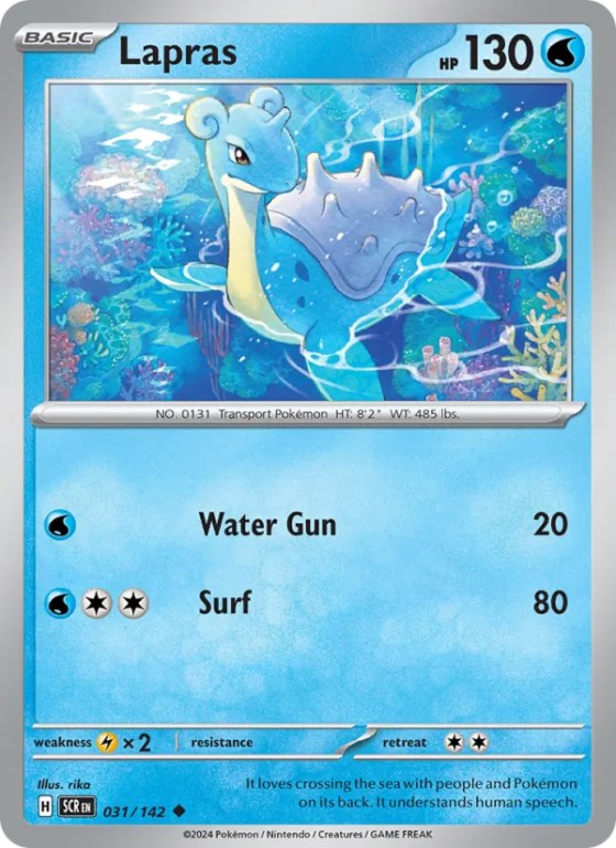Lapras - Reverse Holo