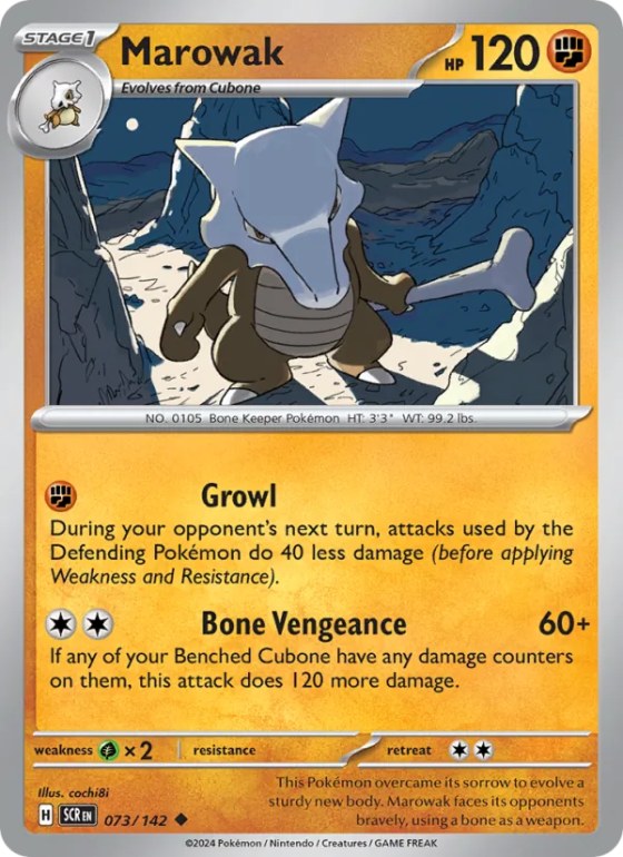Marowak - Reverse Holo