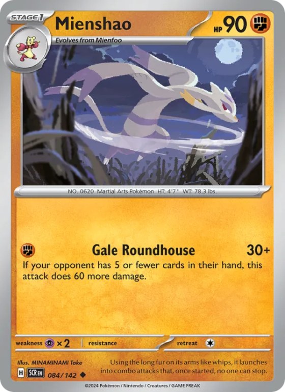 Mienshao - Reverse Holo