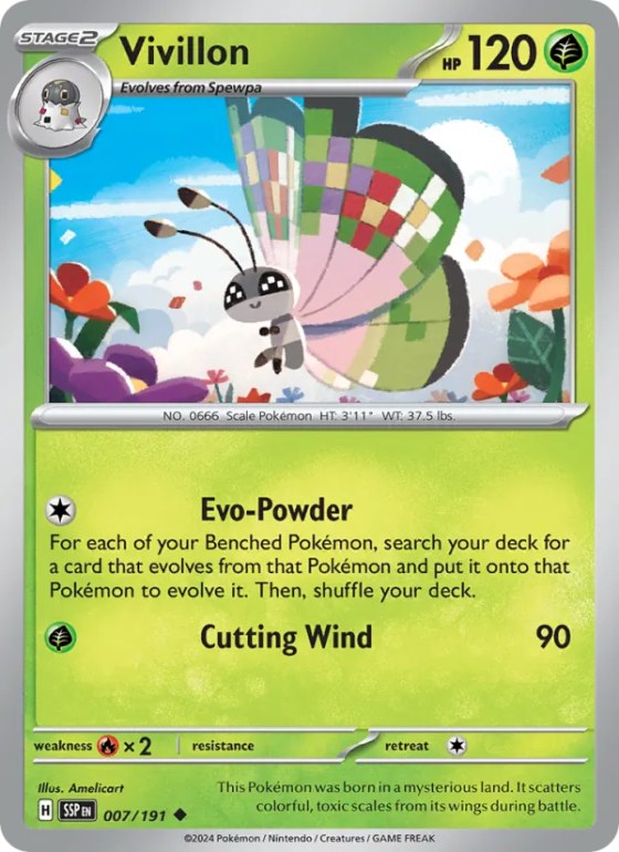 Vivillon - Reverse Holo