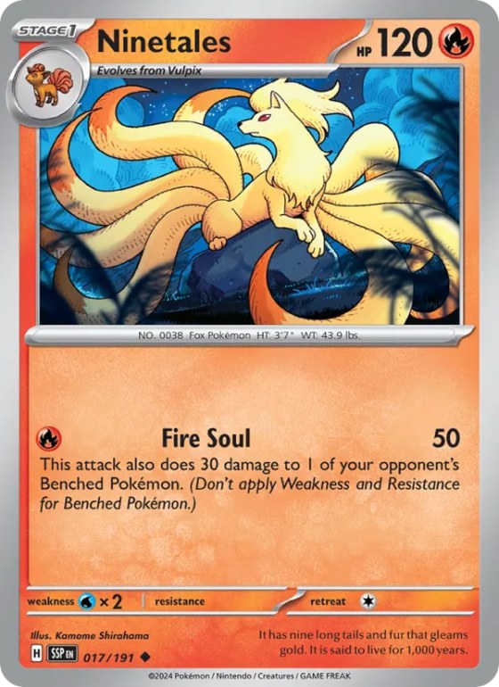 Ninetales - Reverse Holo
