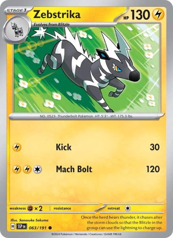 Zebstrika - Reverse Holo