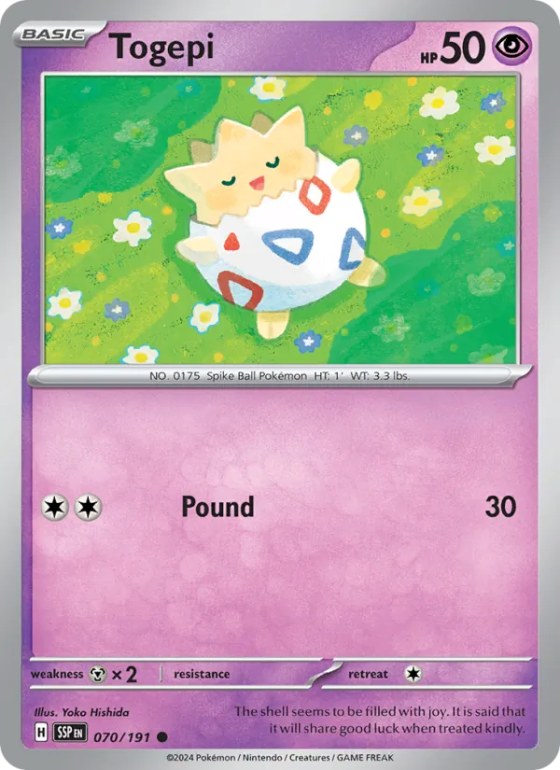 Togepi - Reverse Holo