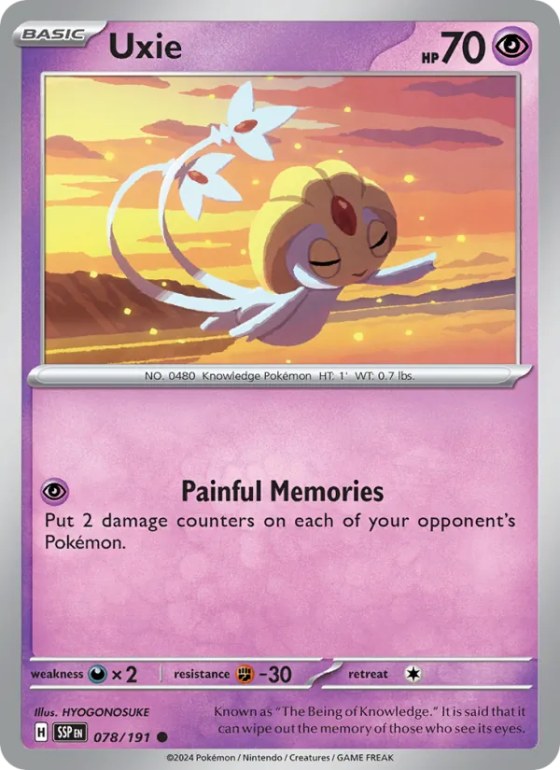 Uxie - Reverse Holo