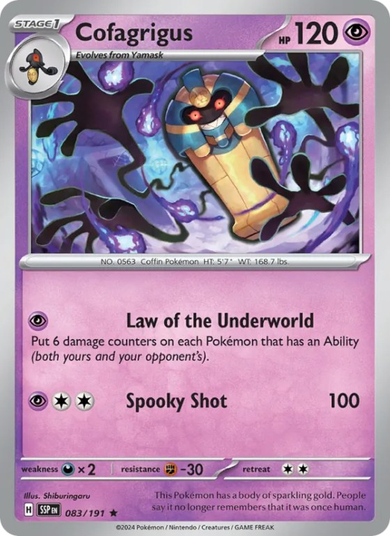 Cofagrigus - Reverse Holo