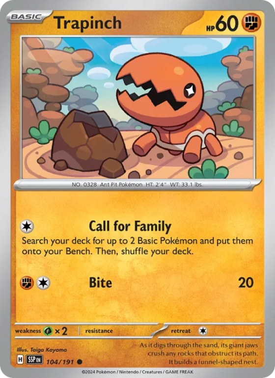 Trapinch - Reverse Holo