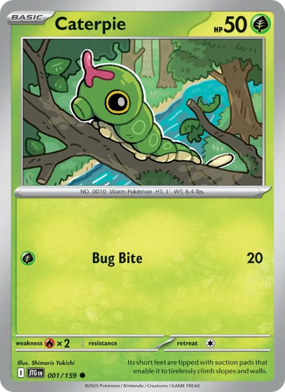 Caterpie - Reverse Holo