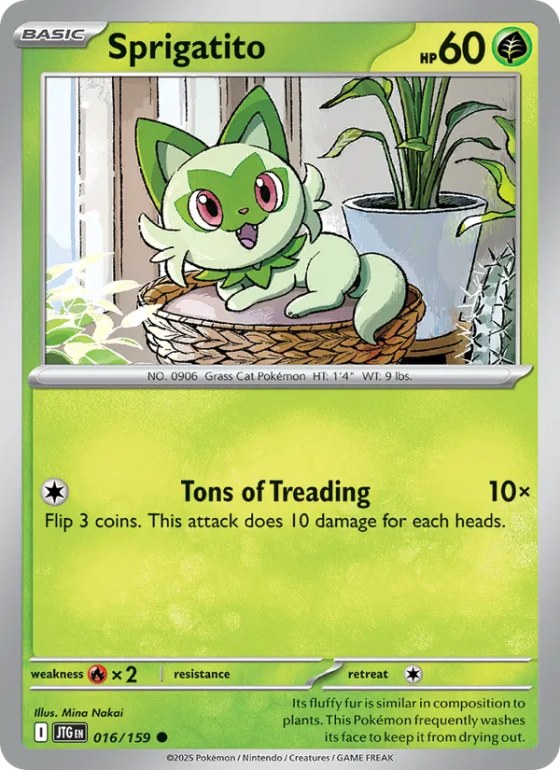 Sprigatito - Reverse Holo