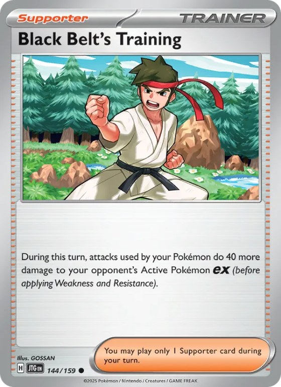 Black Belt's Training - Reverse Holo