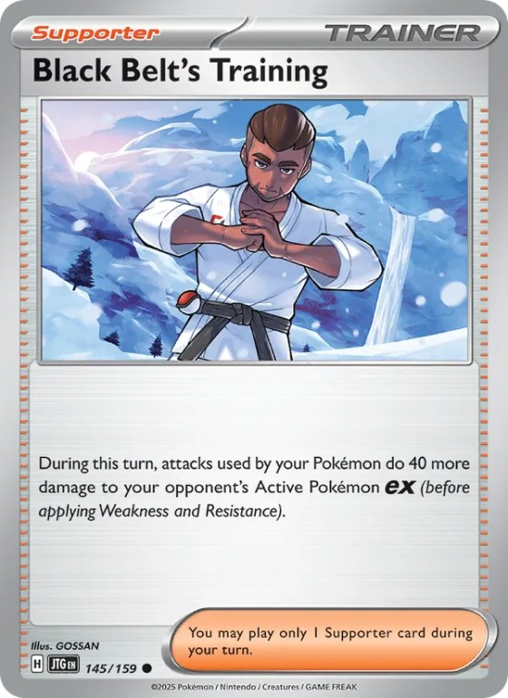 Black Belt's Training - Reverse Holo