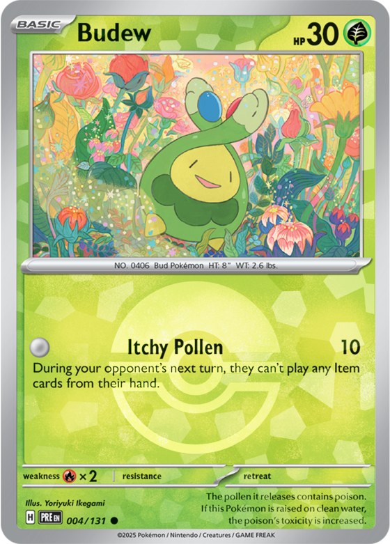 Budew - Poke Ball Pattern