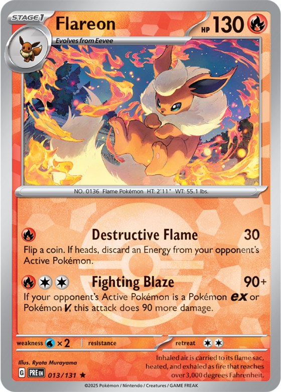 Flareon - Poke Ball Pattern