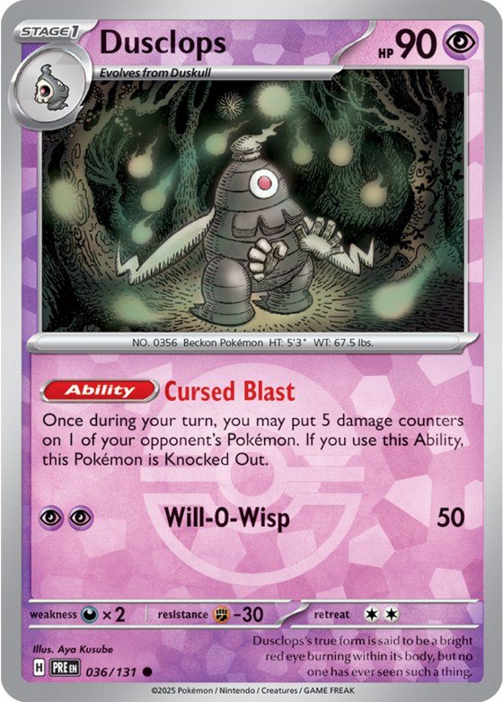 Dusclops - Poke Ball Pattern