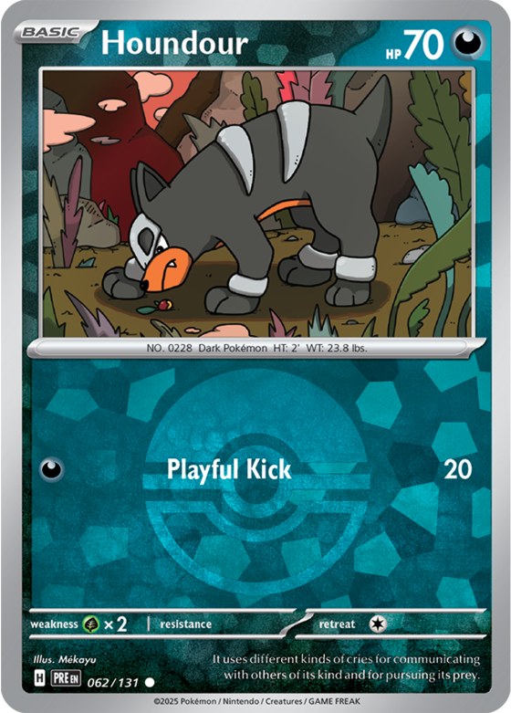 Houndour - Poke Ball Pattern