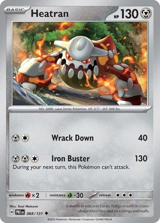 Heatran - Reverse Holo