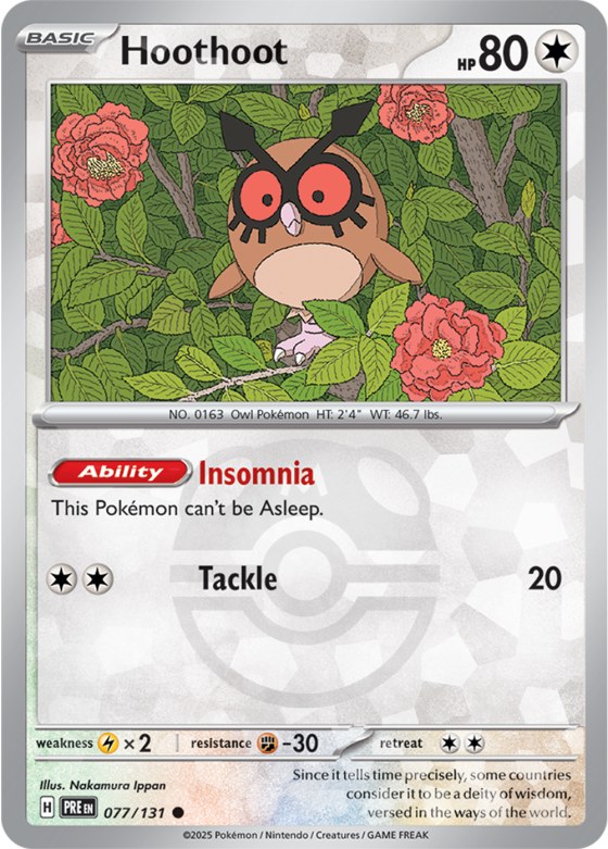 Hoothoot - Master Ball Pattern