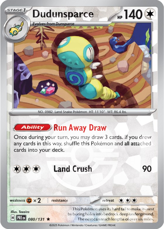 Dudunsparce - Poke Ball Pattern