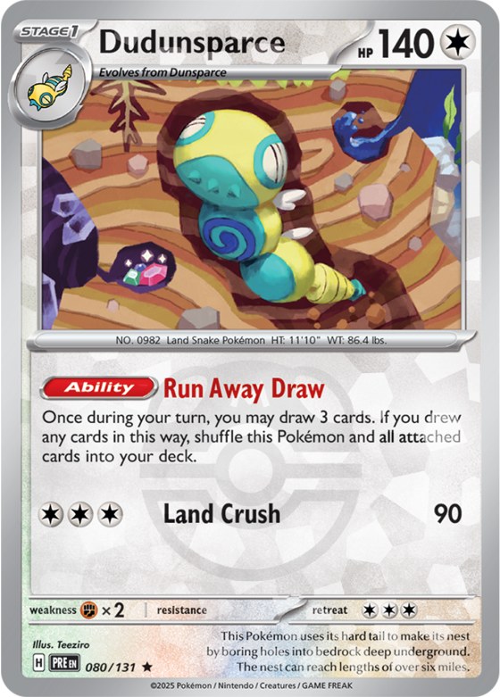 Dudunsparce - Master Ball Pattern