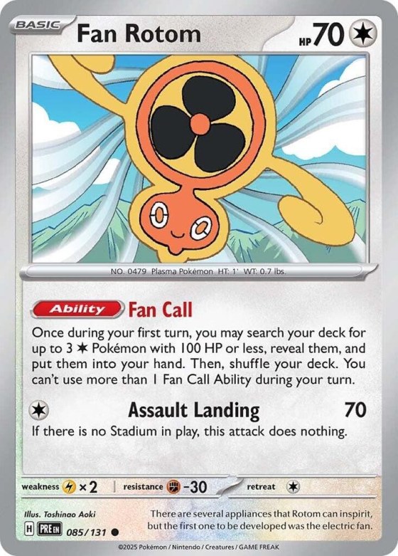 Fan Rotom - Reverse Holo