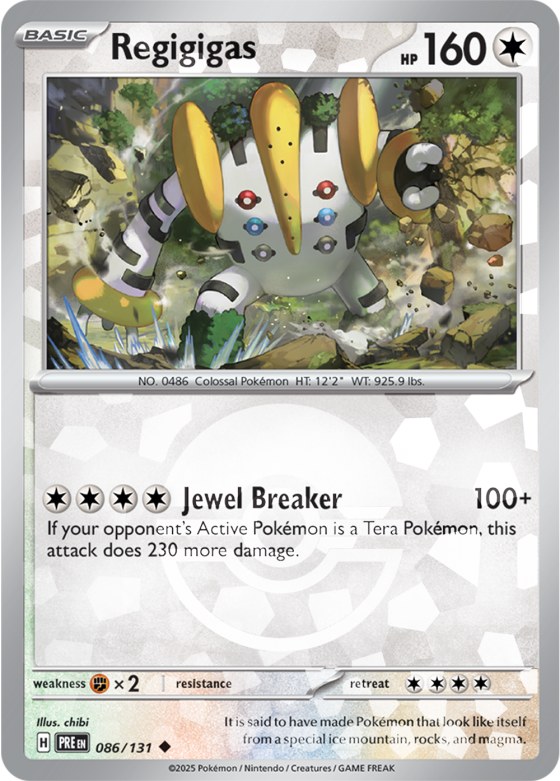 Regigigas - Poke Ball Pattern