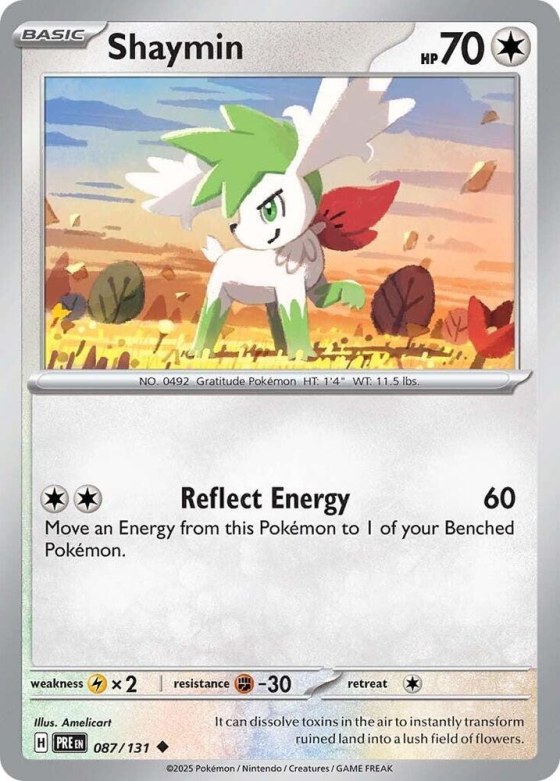 Shaymin - Reverse Holo