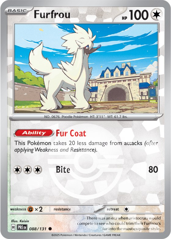 Furfrou - Poke Ball Pattern