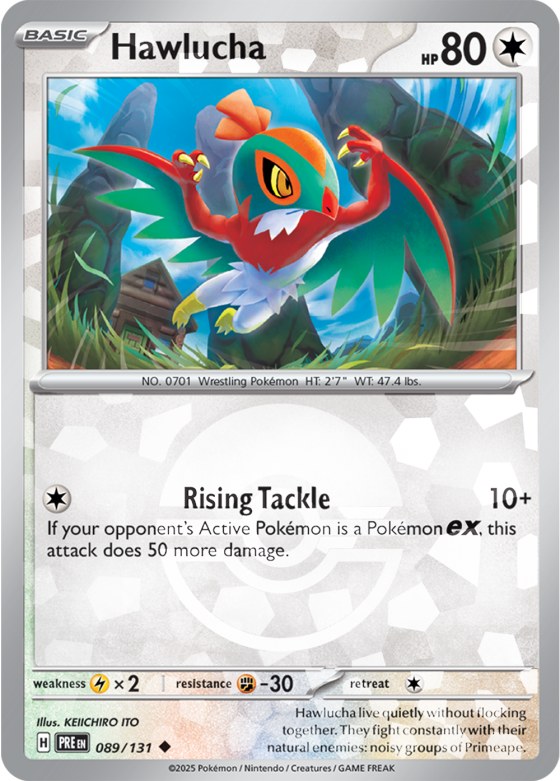 Hawlucha - Poke Ball Pattern