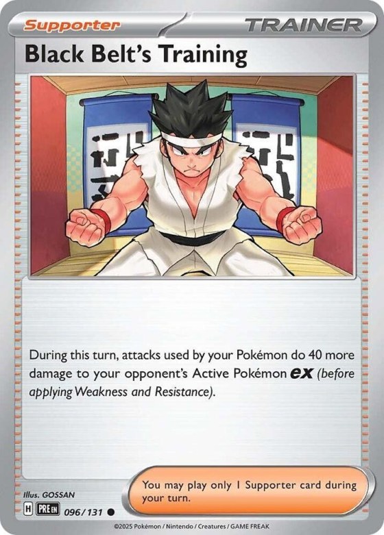 Black Belt's Training - Reverse Holo