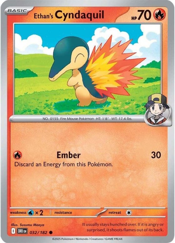 Ethan's Cyndaquil - Reverse Holo