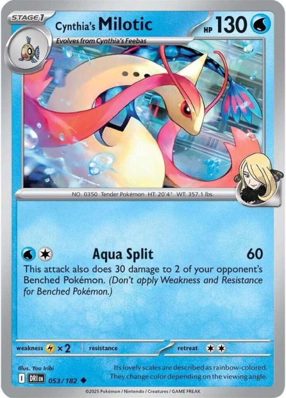 Cynthia's Milotic - Reverse Holo
