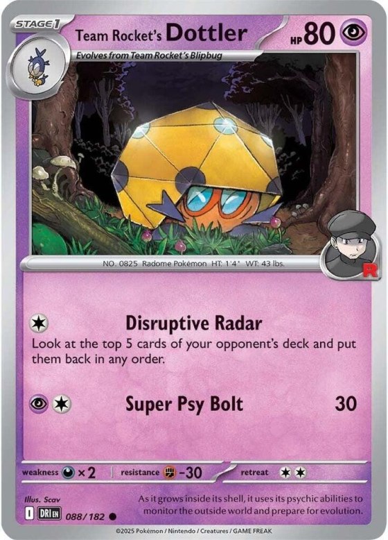 Team Rocket's Dottler - Reverse Holo