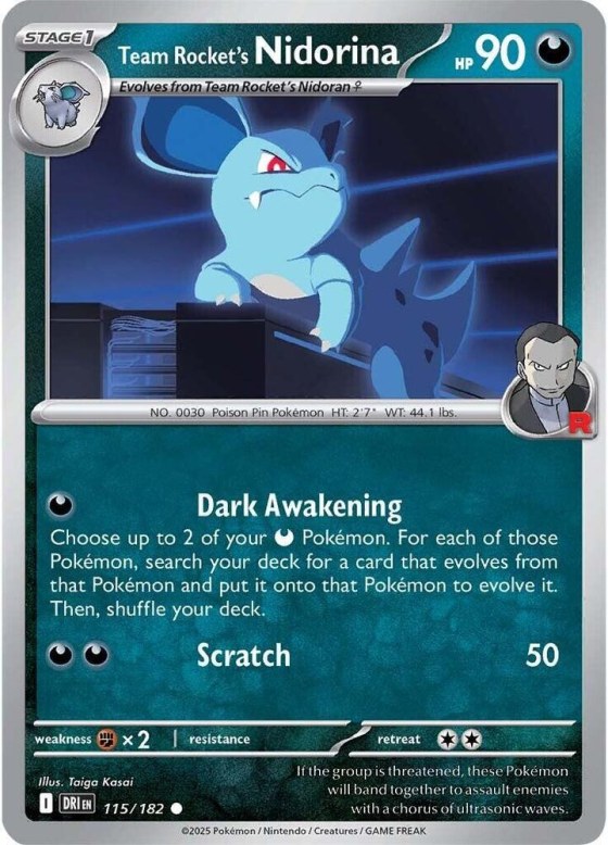 Team Rocket's Nidorina - Reverse Holo