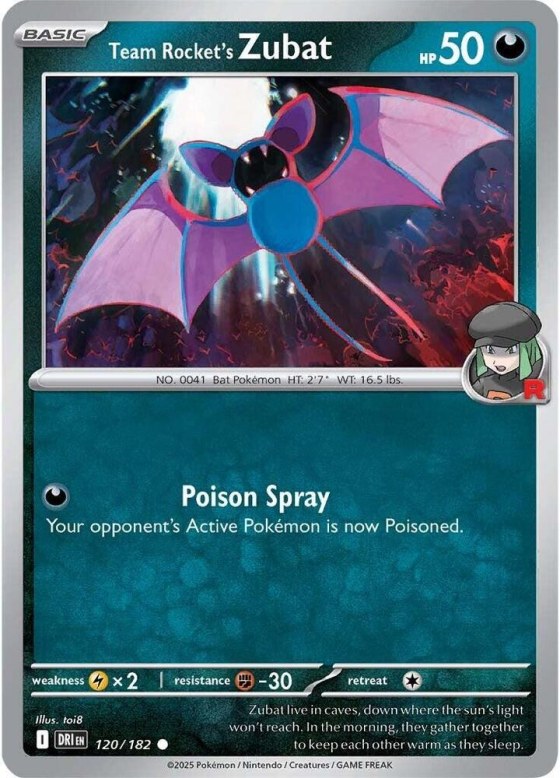 Team Rocket's Zubat - Reverse Holo