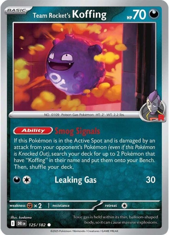 Team Rocket's Koffing - Reverse Holo