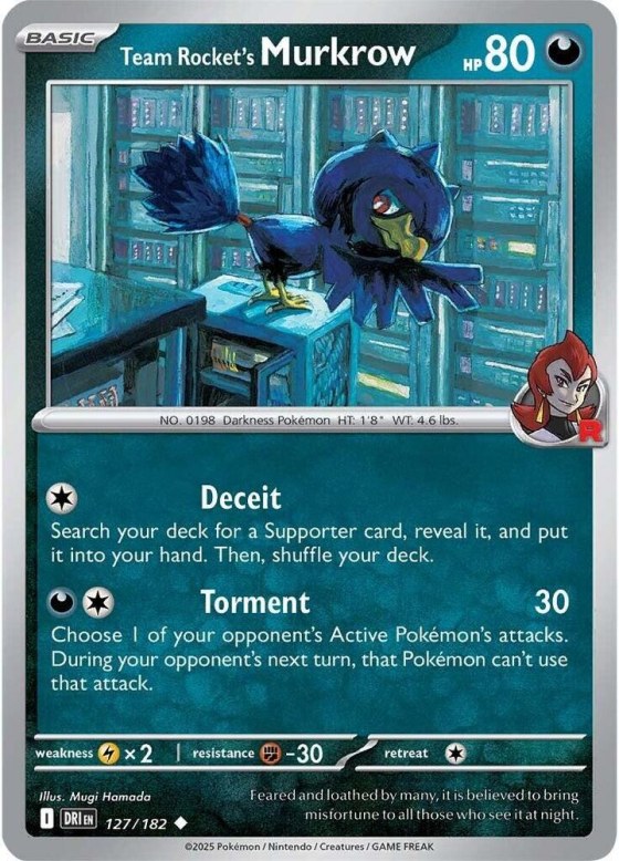 Team Rocket's Murkrow - Reverse Holo