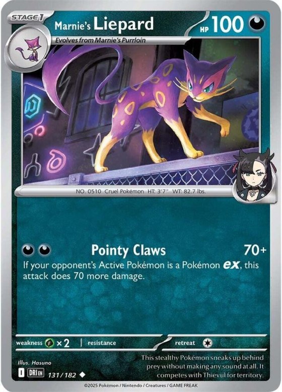 Marnie's Liepard - Reverse Holo