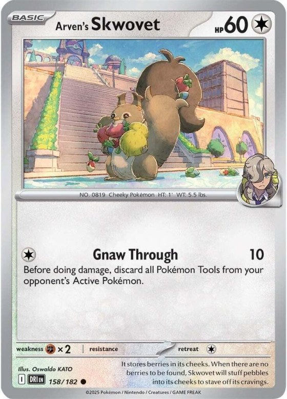 Arven's Skwovet - Reverse Holo
