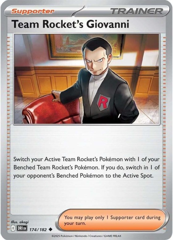 Team Rocket's Giovanni - Reverse Holo