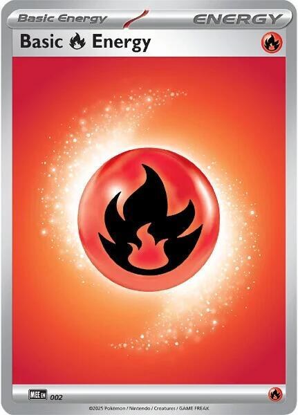 Basic Fire Energy - Reverse Holo
