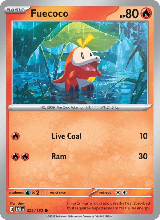 Fuecoco - Reverse Holo
