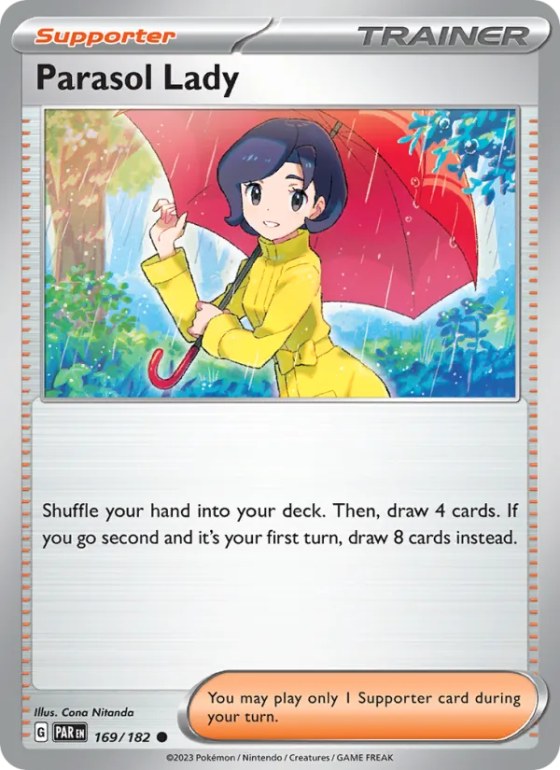 Parasol Lady - Reverse Holo